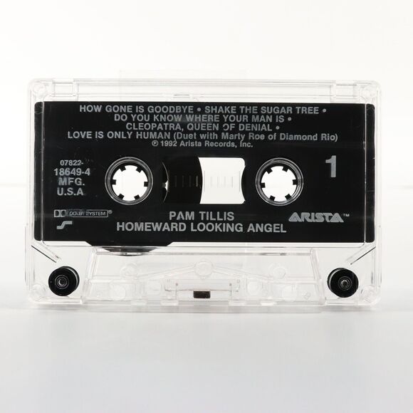 Homeward Looking Angel by Pam Tillis (Cassette Tape, 1992, Arista) 07822-18649-4 - Picture 4 of 6